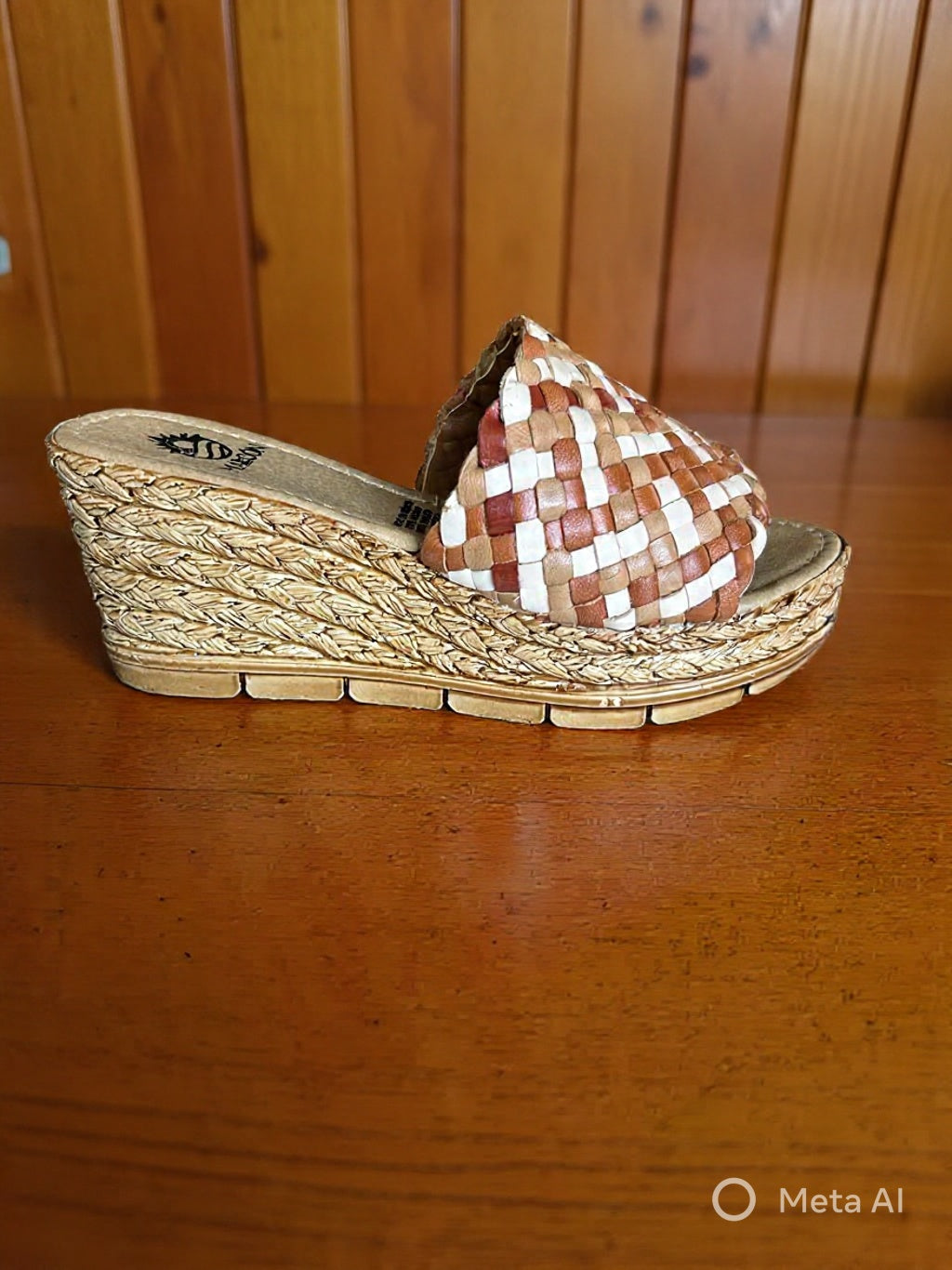 Artesanal Shoe Platform Woven Leather